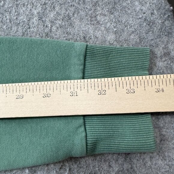 Gymshark Full Zip Hoodie Women's XL Green Solid Fleece Drawstring B1A1C - Picture 13 of 14